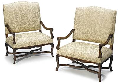 Very fine pair of French, Regence style marquises