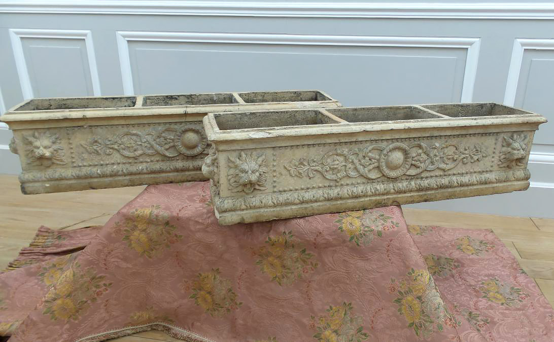 Pair of French, Neoclassical style Jardinières