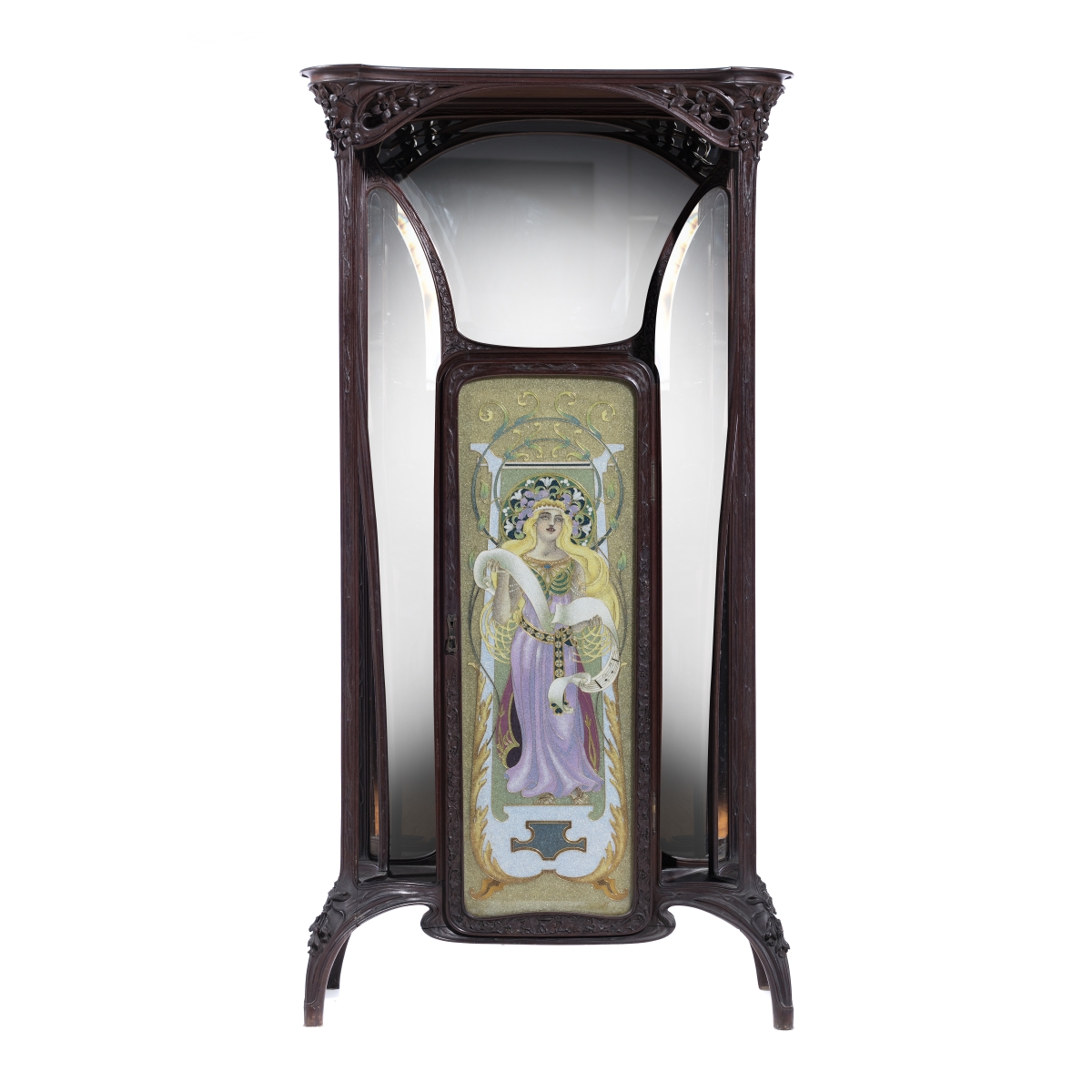 Spanish, Art Nouveau period vitrine