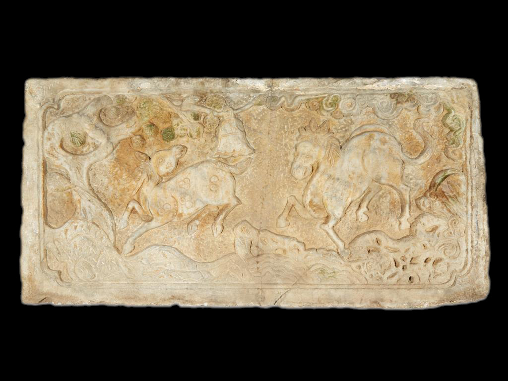 Chinese. Ming dynasty, white marble 
