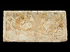 Chinese. Ming dynasty, white marble 'Horse and Deer' panel