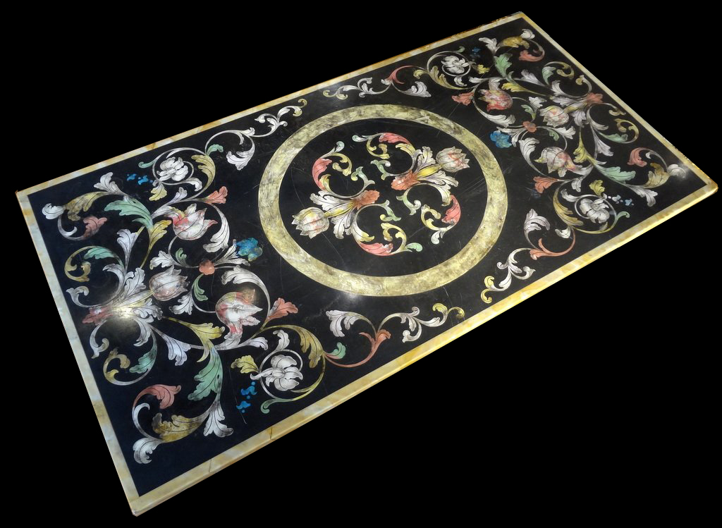 Italian, Baroque style, scagliola panel