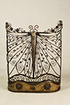 French, Art Nouveau period fire fender