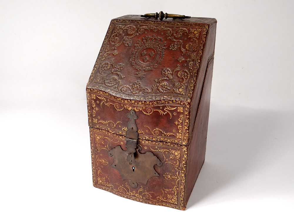 French, Louis XV style correspondence box