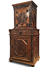 French, late Renaissance/early Baroque period (Louis XIII) petite deux corps