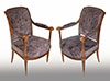 Pair of exceptional Louis XVI period fauteuils