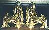 Pair of French, Louis XV style chenets