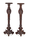 Pair of French, Louis XIV period torcheres