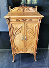 Rare, French, Art Nouveau period side table (meuble d'entre deux)