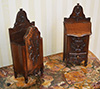 Pair of Arlesian, Louis XV style boxes (salt box - 'boite a sel' and flour box - 'fariniere')