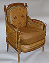 Exceptional, French, Louis XVI period Bergere