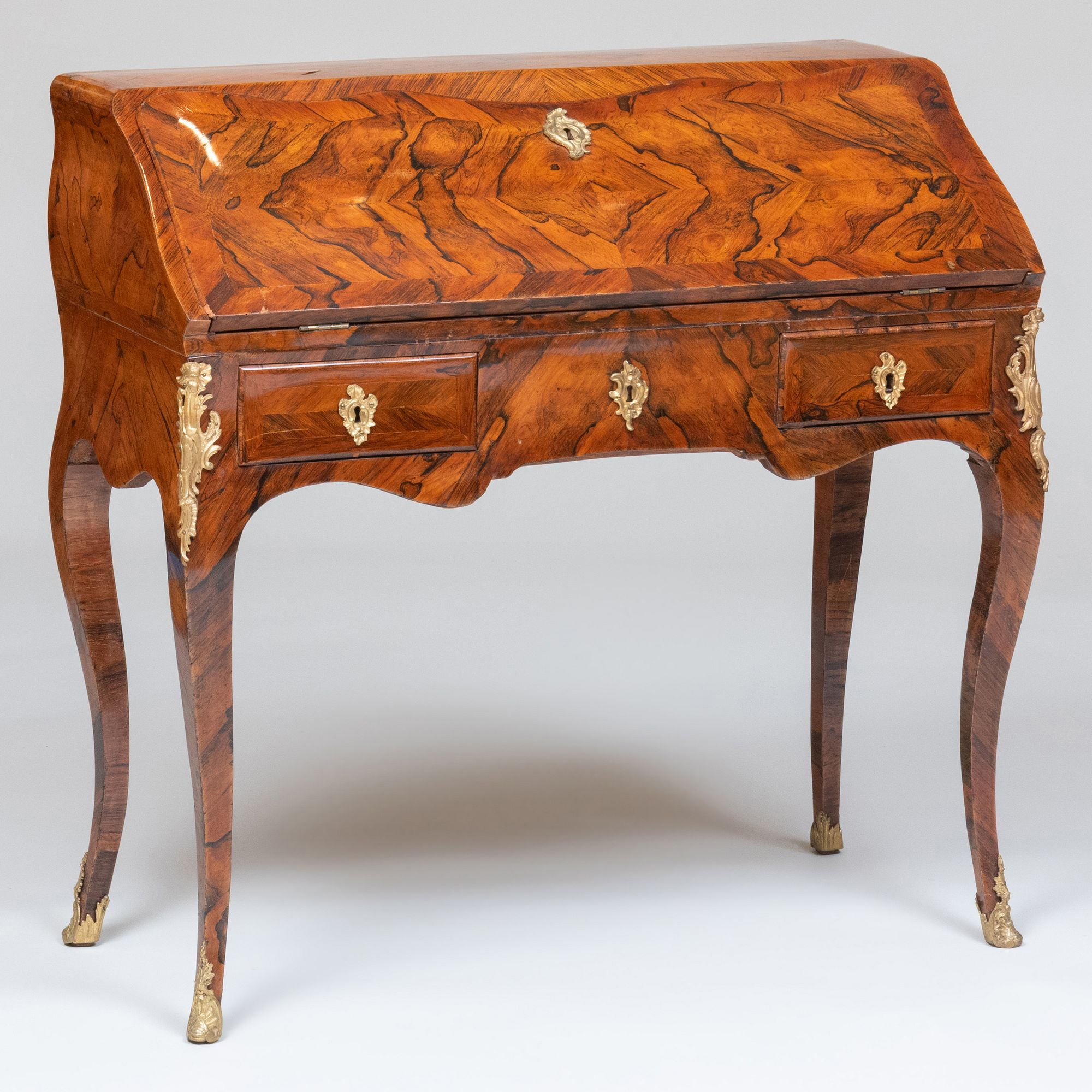 French, Louis XV period, bureau de pente
