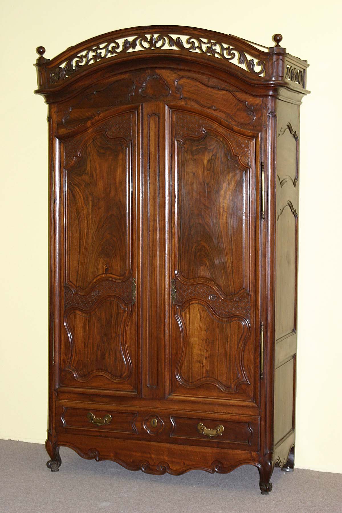 Louis XV period, marriage armoire