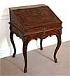 French, Regence period bureau en pente