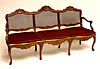 French, Regence period, caned canapé