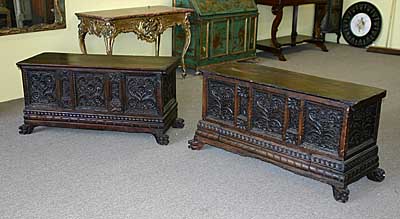 Companion pair of Catalan, Baroque period caixa