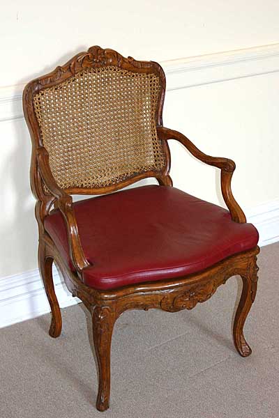 French, early Louis XV period fauteuil