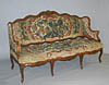 Very fine, French, Regence period canapé a oreilles