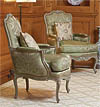 Pair of very fine, French, Louis XV period bergeres