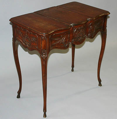 Rare, French Provencal coiffeuse perruquière (wig vanity)