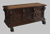 Spanish, Renaissance period walnut caixa