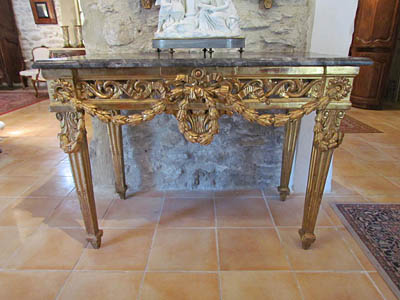 Very fine and Rare French, Louis XVI period console