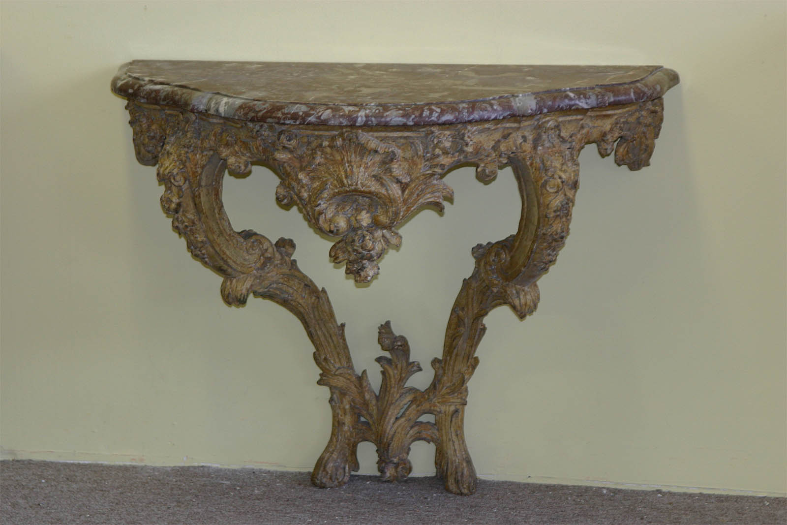 Fine, German, Regence period console table