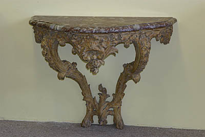 Fine, German, Regence period console table