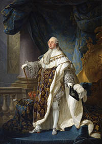 Louis XVI, King of France and Navarre (1754-1793), wearing his grand royal costume in 1779 by Antoine-Fran�ois Callet